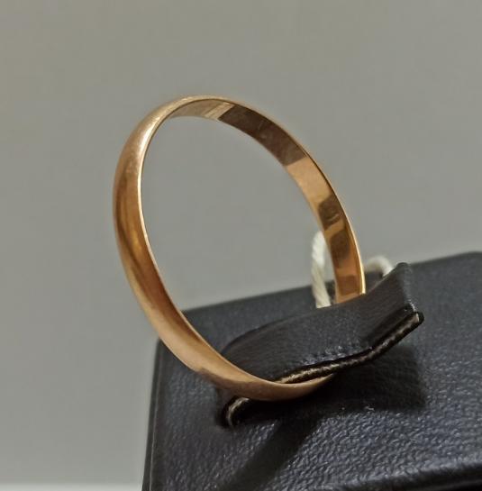 Обручальное кольцо из красного золота (32891410)  1