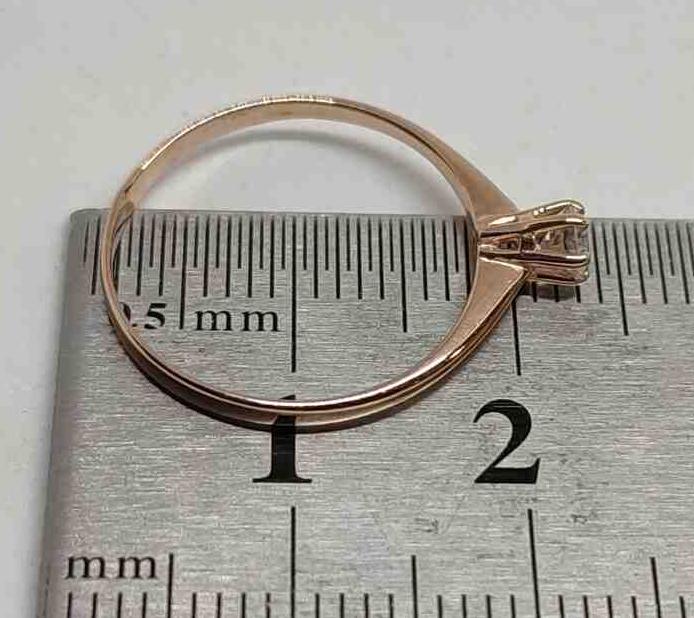 Кольцо из красного золота с бриллиантом (-ми) (29786490)  1
