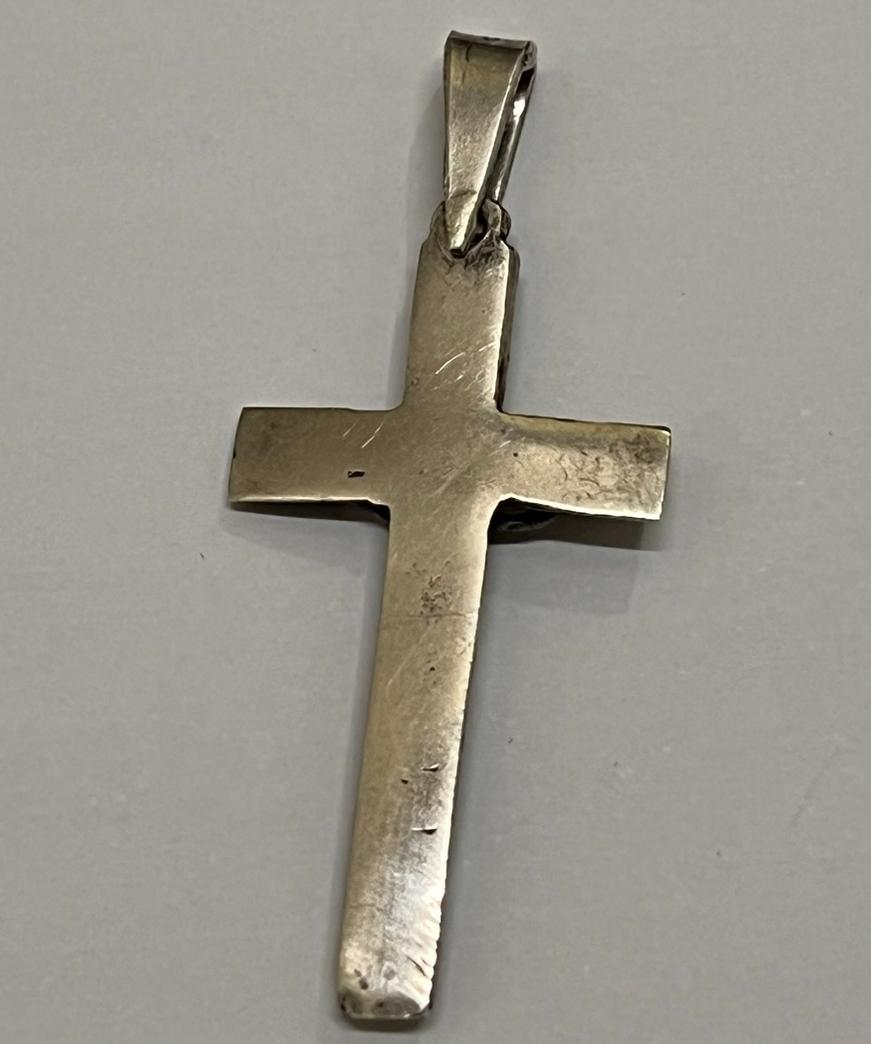 Срібний підвіс-хрест (32894556) 1