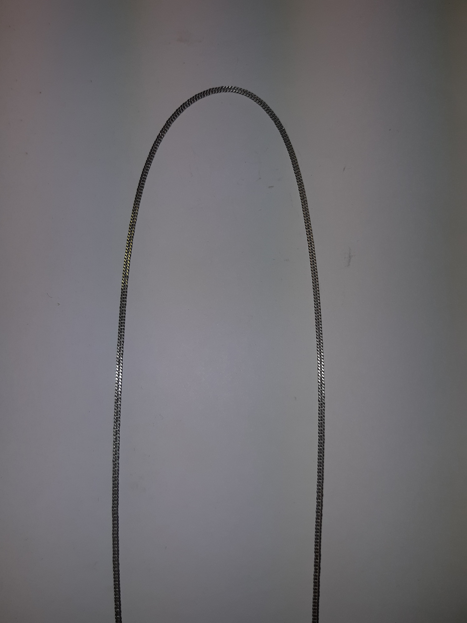 Серебряная цепь с плетением панцирное (30511458) 1
