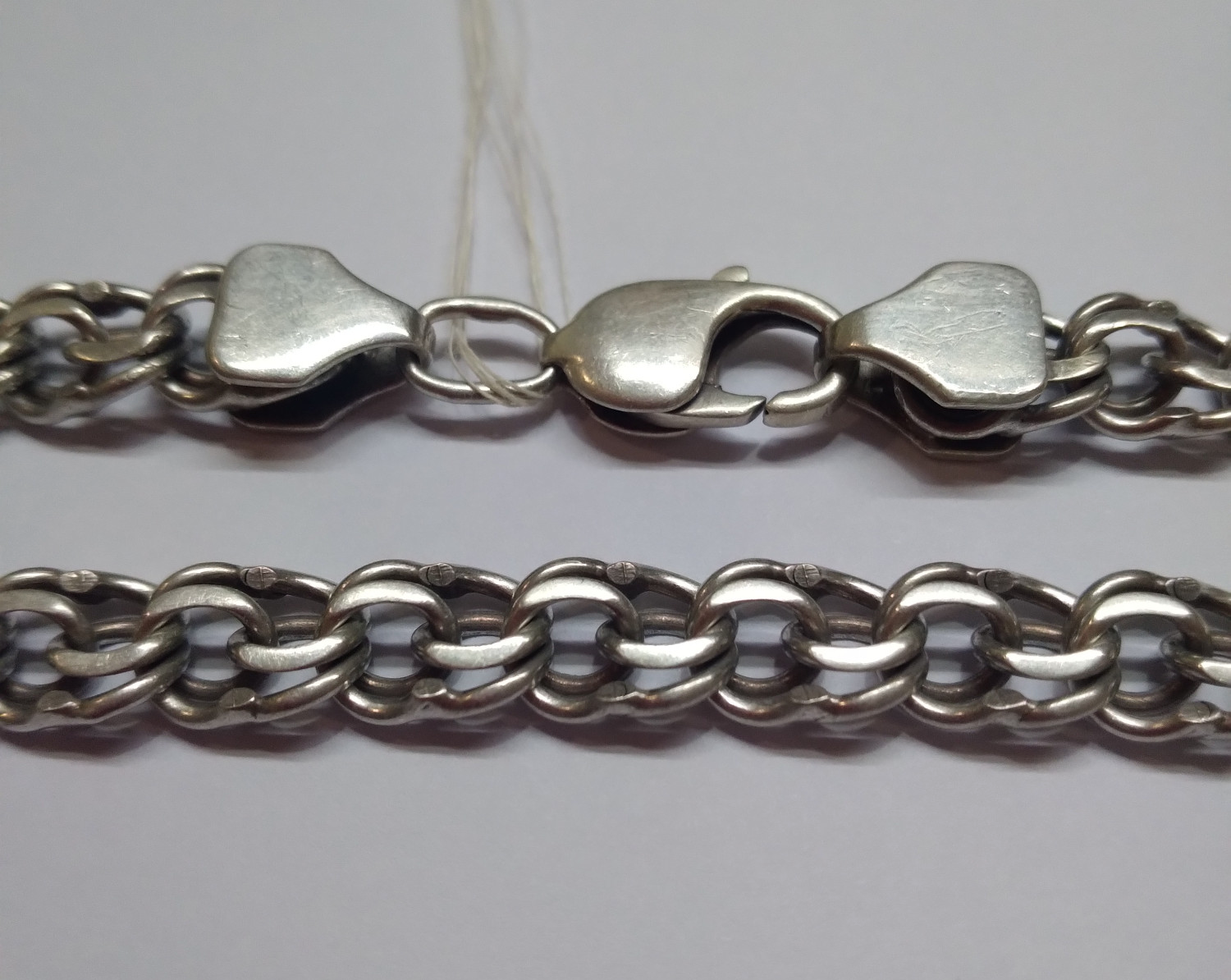 Срібний ланцюг із плетінням Бісмарк (32374735) 0