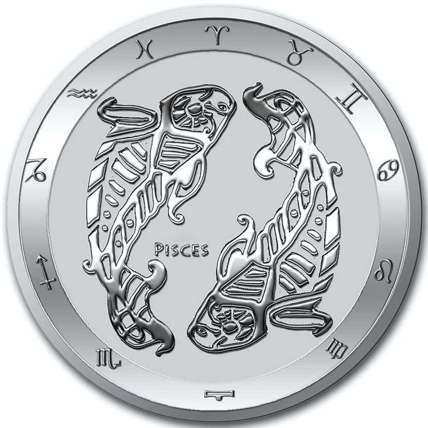 Серебряная монета 1oz Рыбы 5 долларов 2021 Токелау (29127952) 5