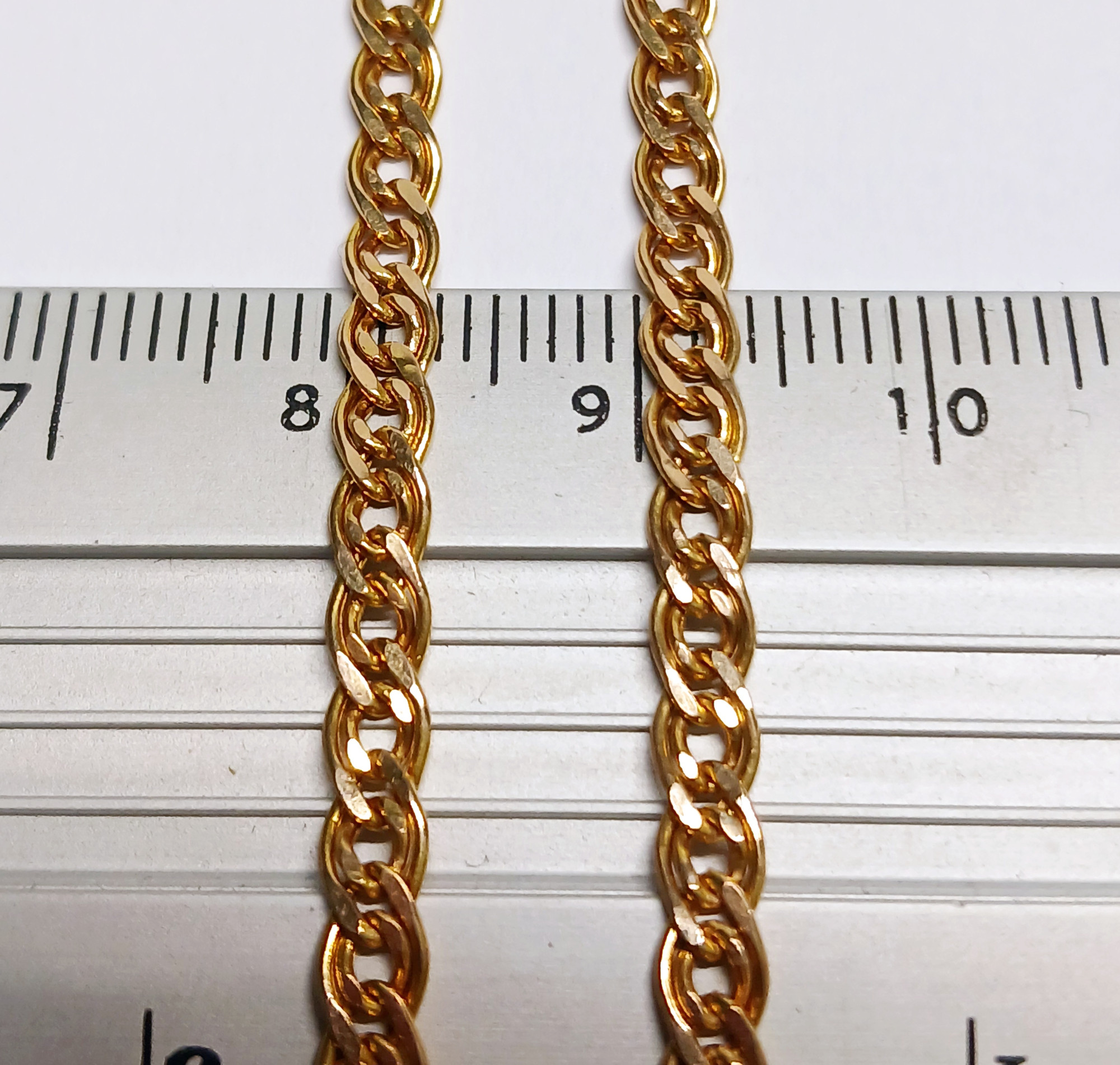 Ланцюжок з червоного золота з плетінням Нонна (33703585) 2
