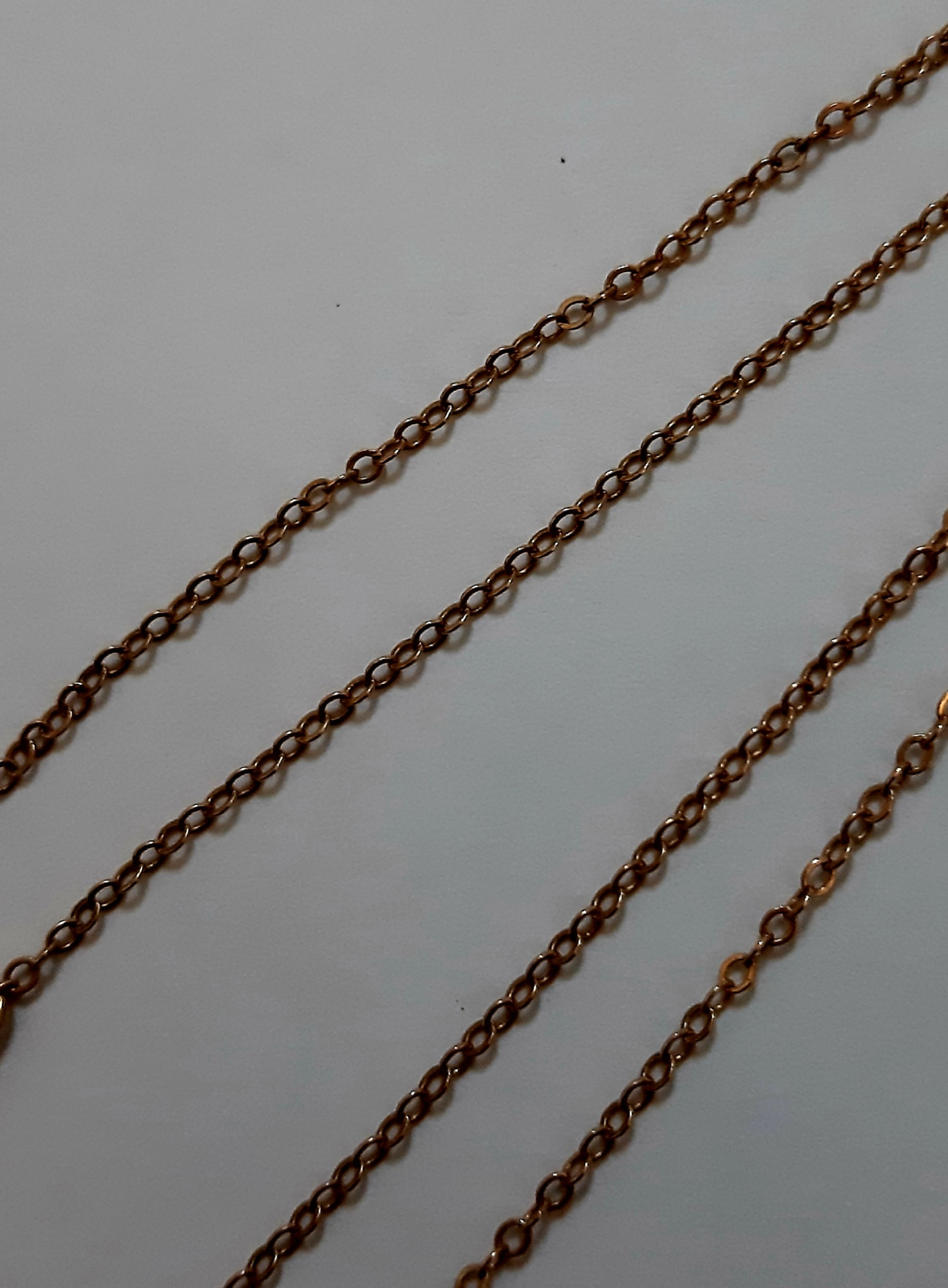 Ланцюжок з червоного золота з плетінням ролло (шопард) (32348626) 3