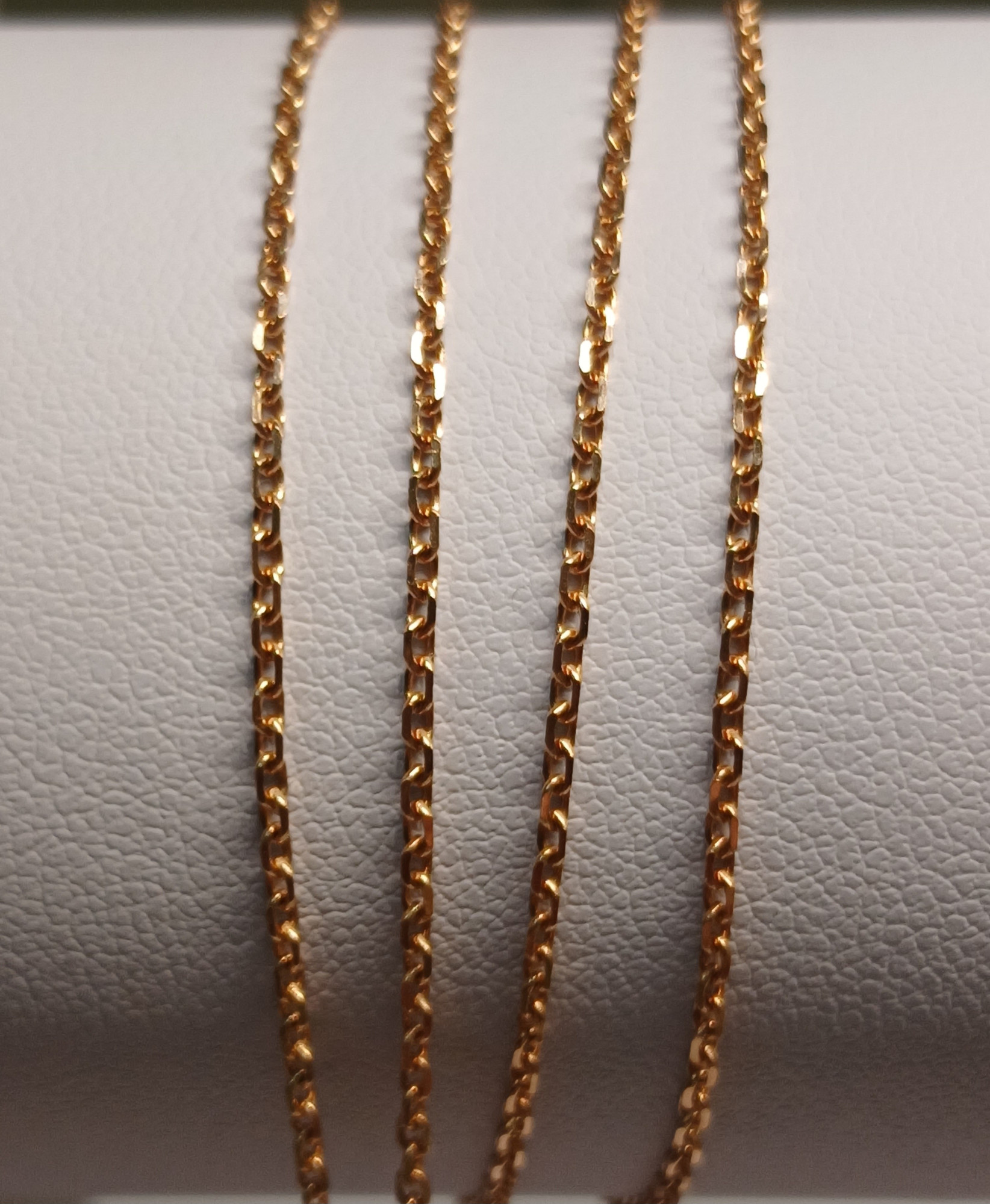 Ланцюжок з червоного золота з плетінням Якірне (32444027) 1