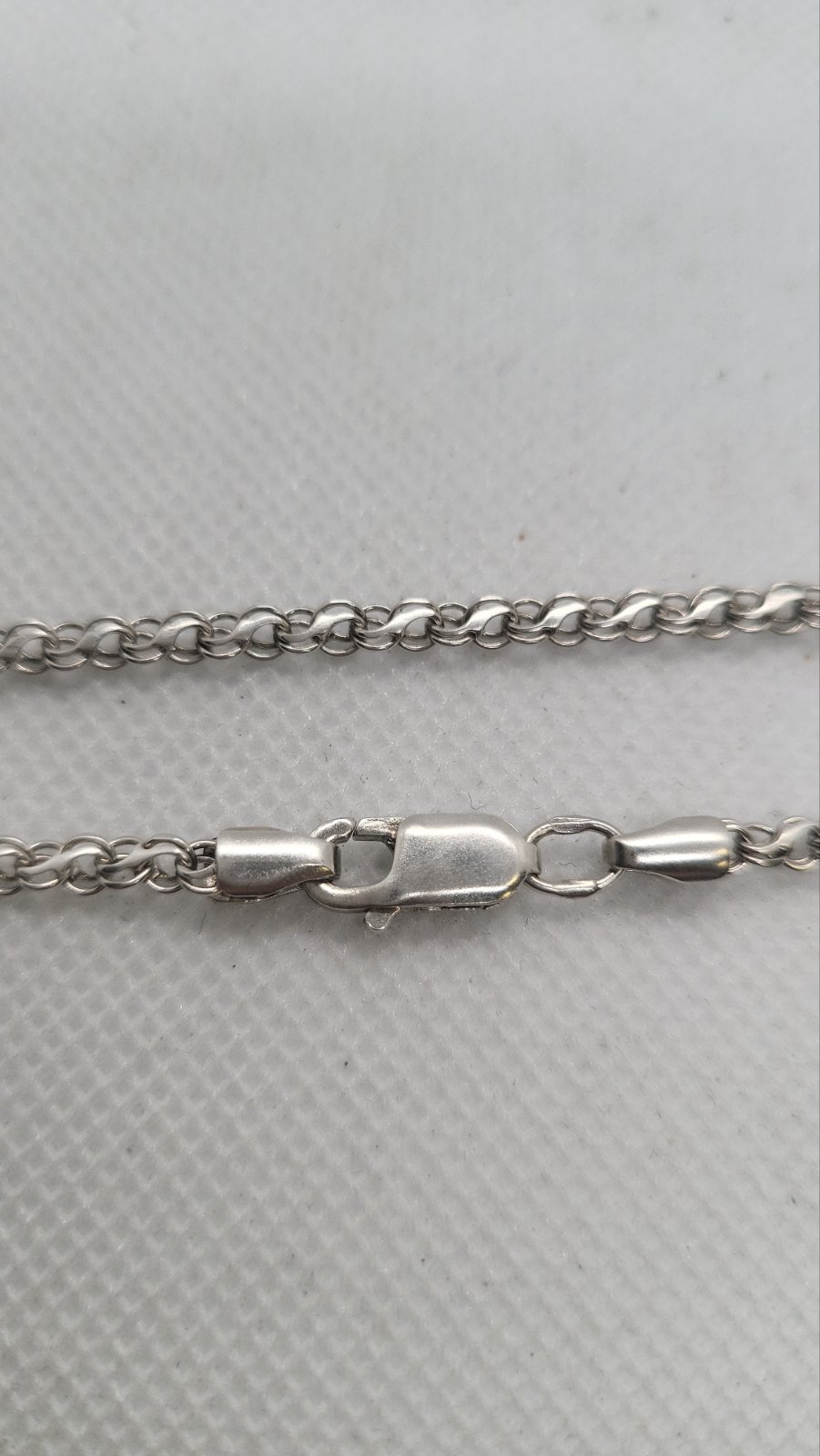 Серебряная цепь с плетением Ручеек (31762323) 1