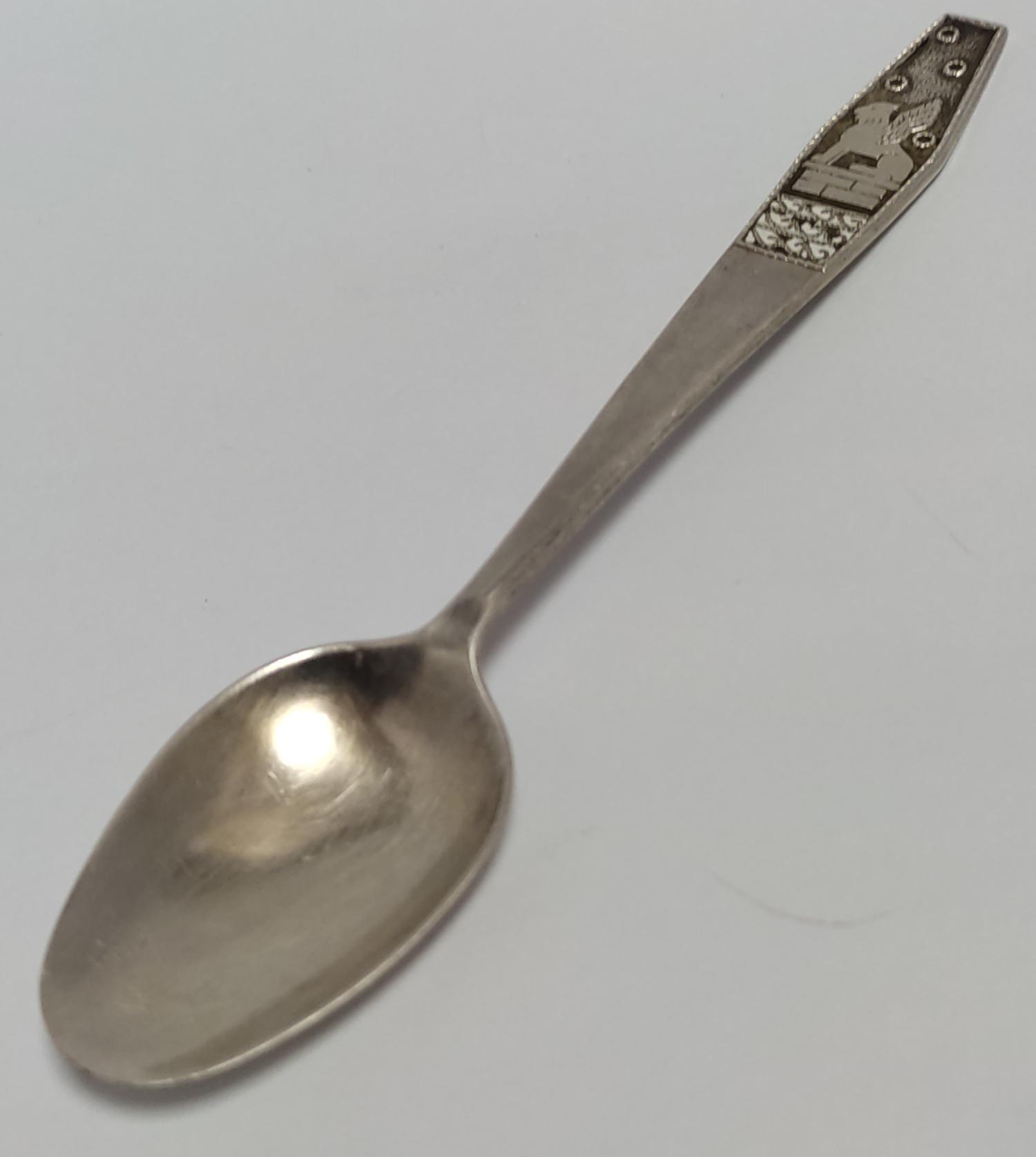 Серебряная ложка с эмалью (33830908) 0