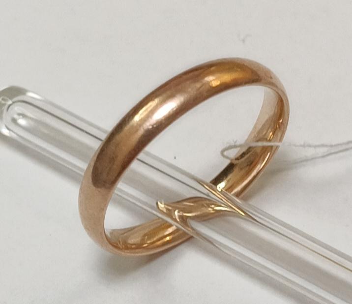 Обручальное кольцо из красного золота (33731094)  0