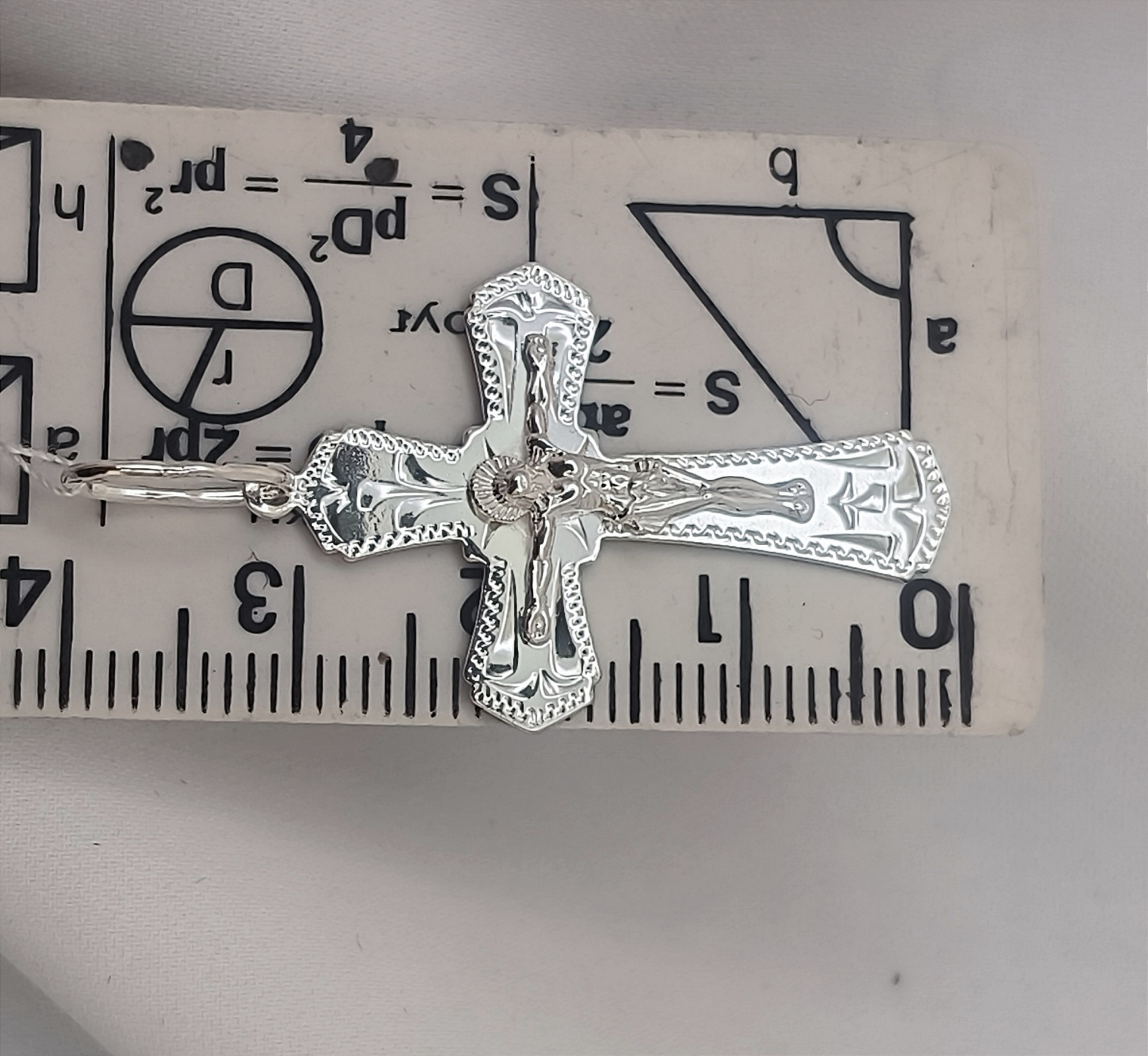 Срібний підвіс-хрест (33470153) 2