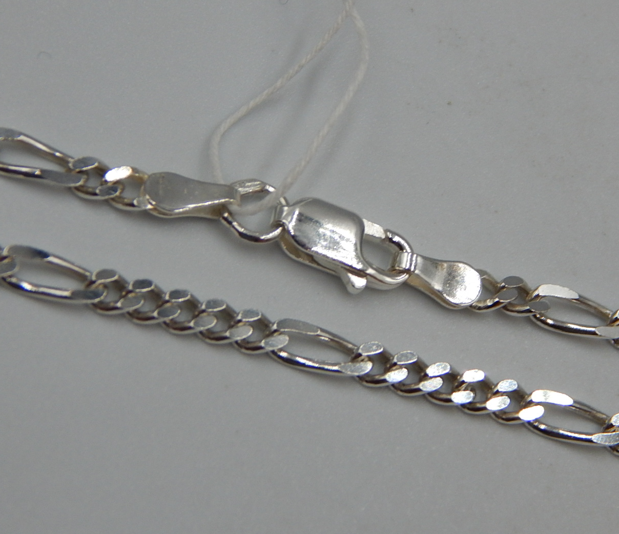 Серебряная цепь с плетением Картье (31349227) 0