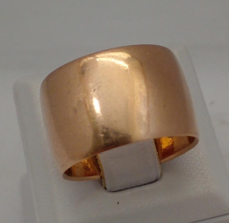 Обручальное кольцо из красного золота (33471310)  0