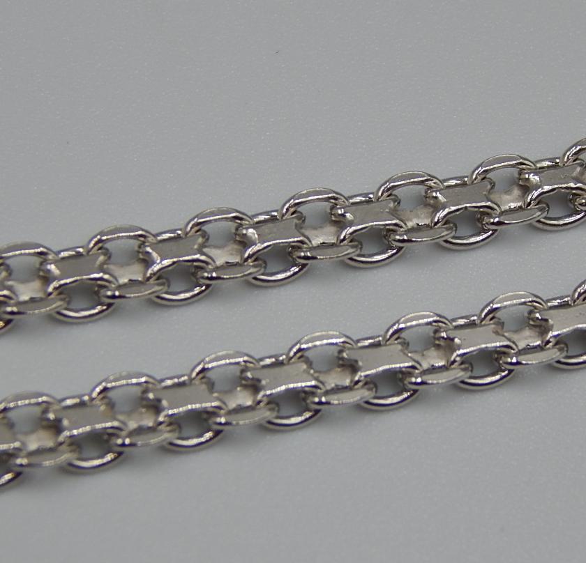 Срібний ланцюг з плетінням Фантазійне (30985234) 0