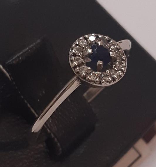 Серебряное кольцо с цирконием (28715663) 3