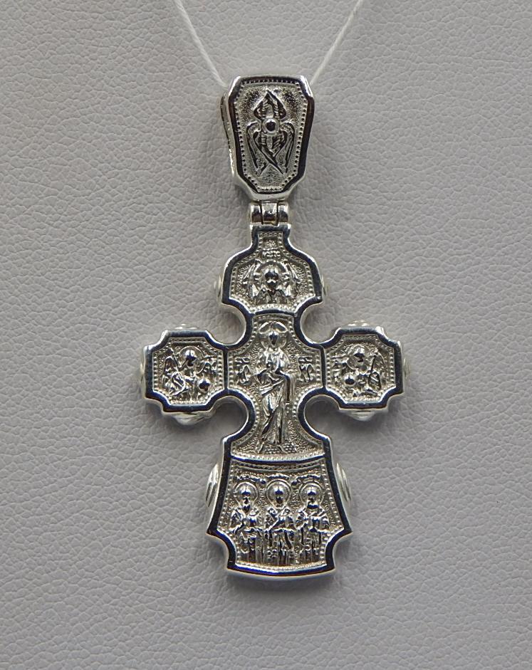 Срібний підвіс-хрест (32477384) 1