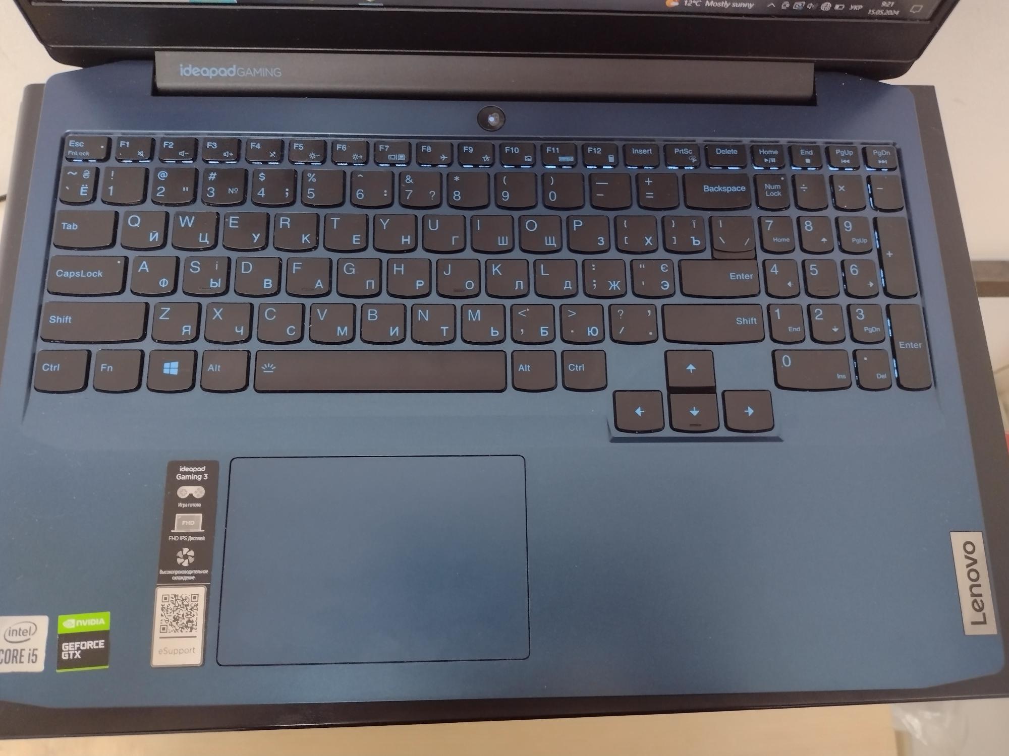 Ноутбук Lenovo IdeaPad Gaming 3 15IMH05 (81Y400EERA) 3