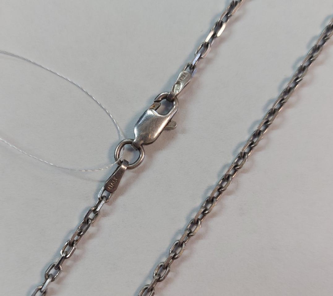 Срібний ланцюг із плетінням Якірне (33800419) 0