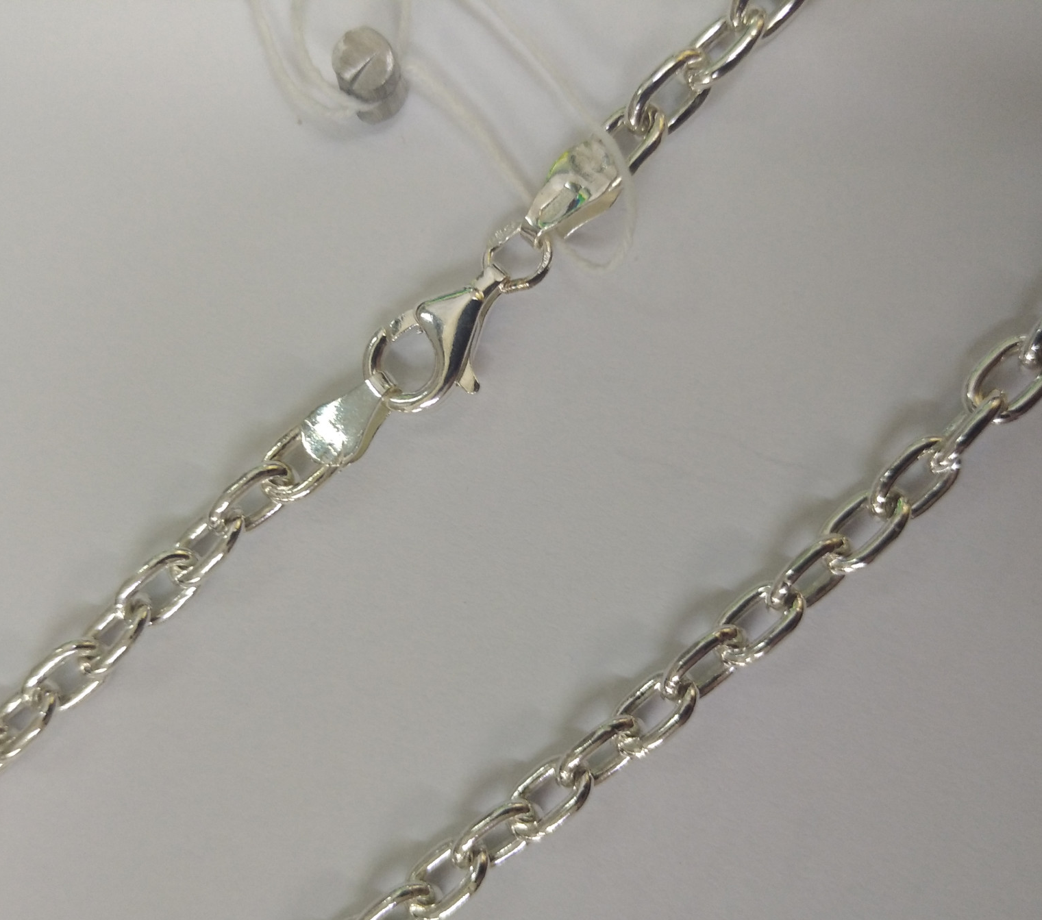 Серебряная цепь c плетением Якорное (30045612) 0