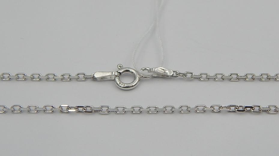 Серебряная цепь с плетением Якорное (32272683) 0