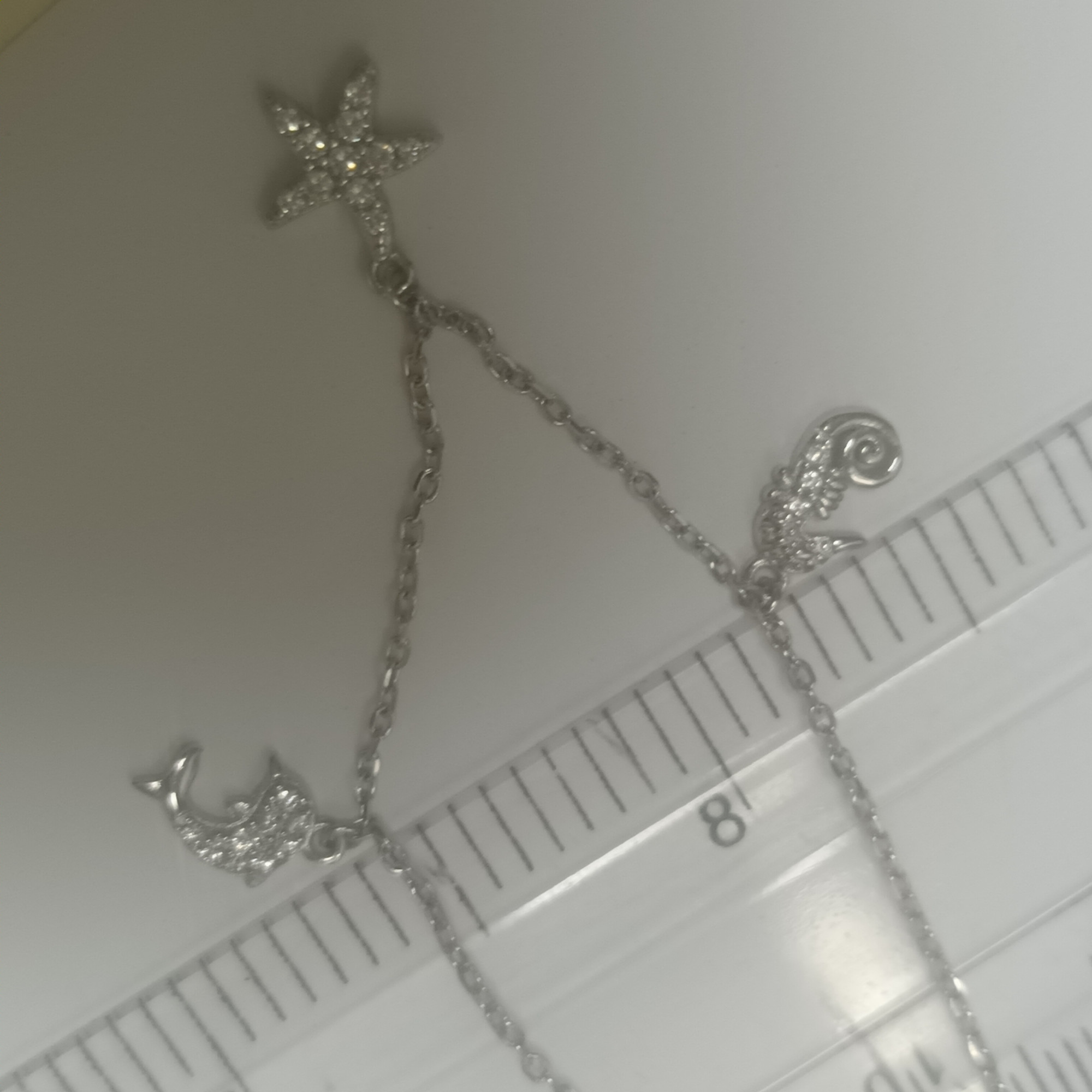 Срібний браслет із цирконієм (30985536) 3