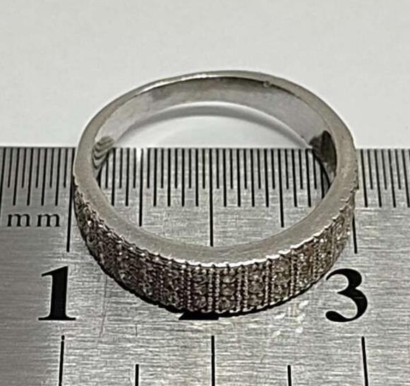 Серебряное кольцо с цирконием (33476231) 4