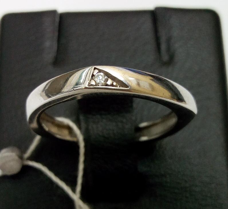 Серебряное кольцо с цирконием (30531813) 0
