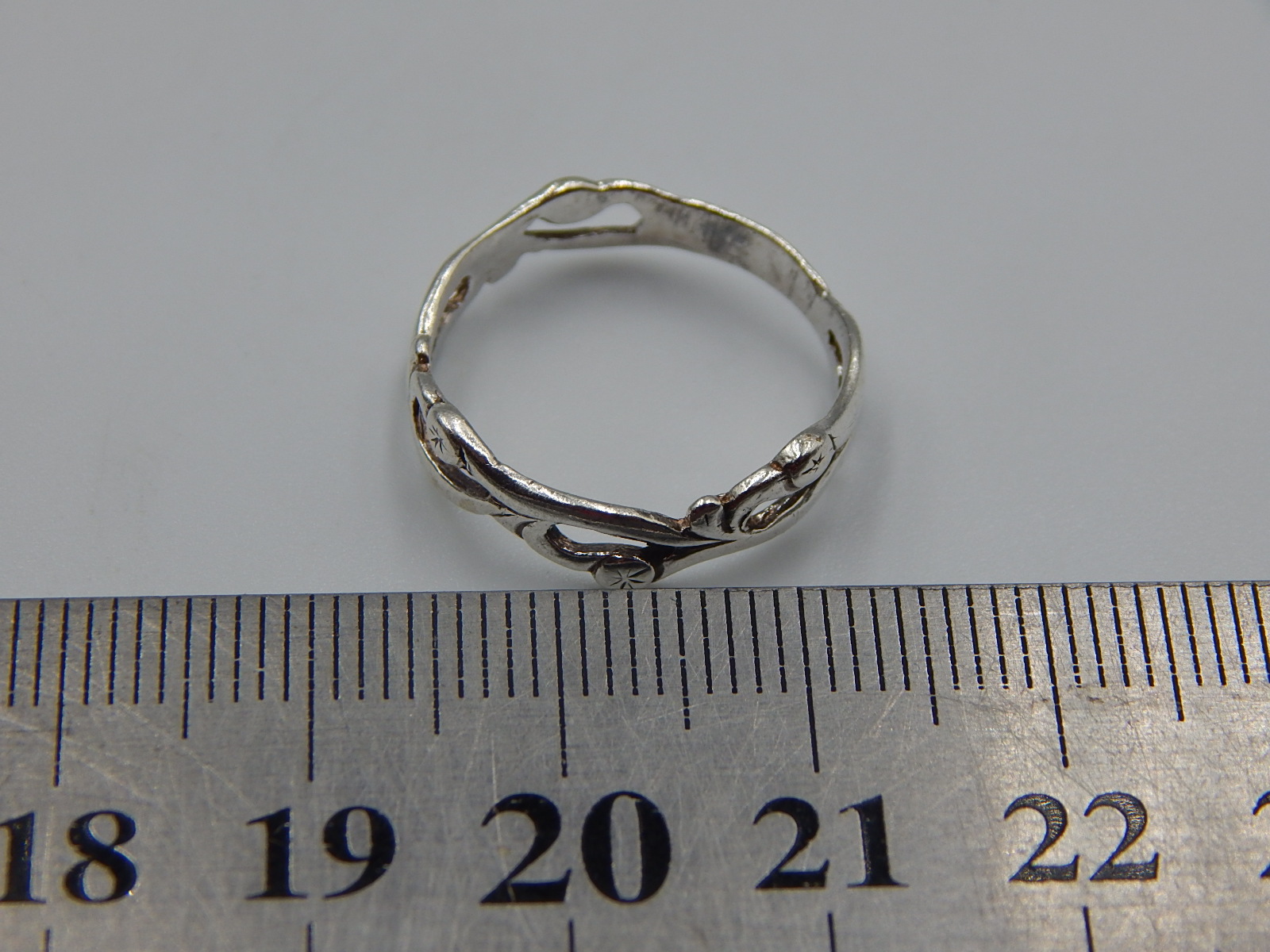 Серебряное кольцо с цирконием (32174456) 3