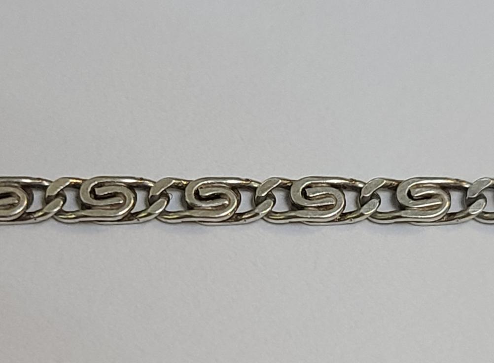 Серебряная цепь с плетением Улитка (33455815) 1