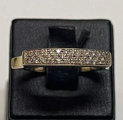 Кольцо из белого золота с цирконием (31569728)  0