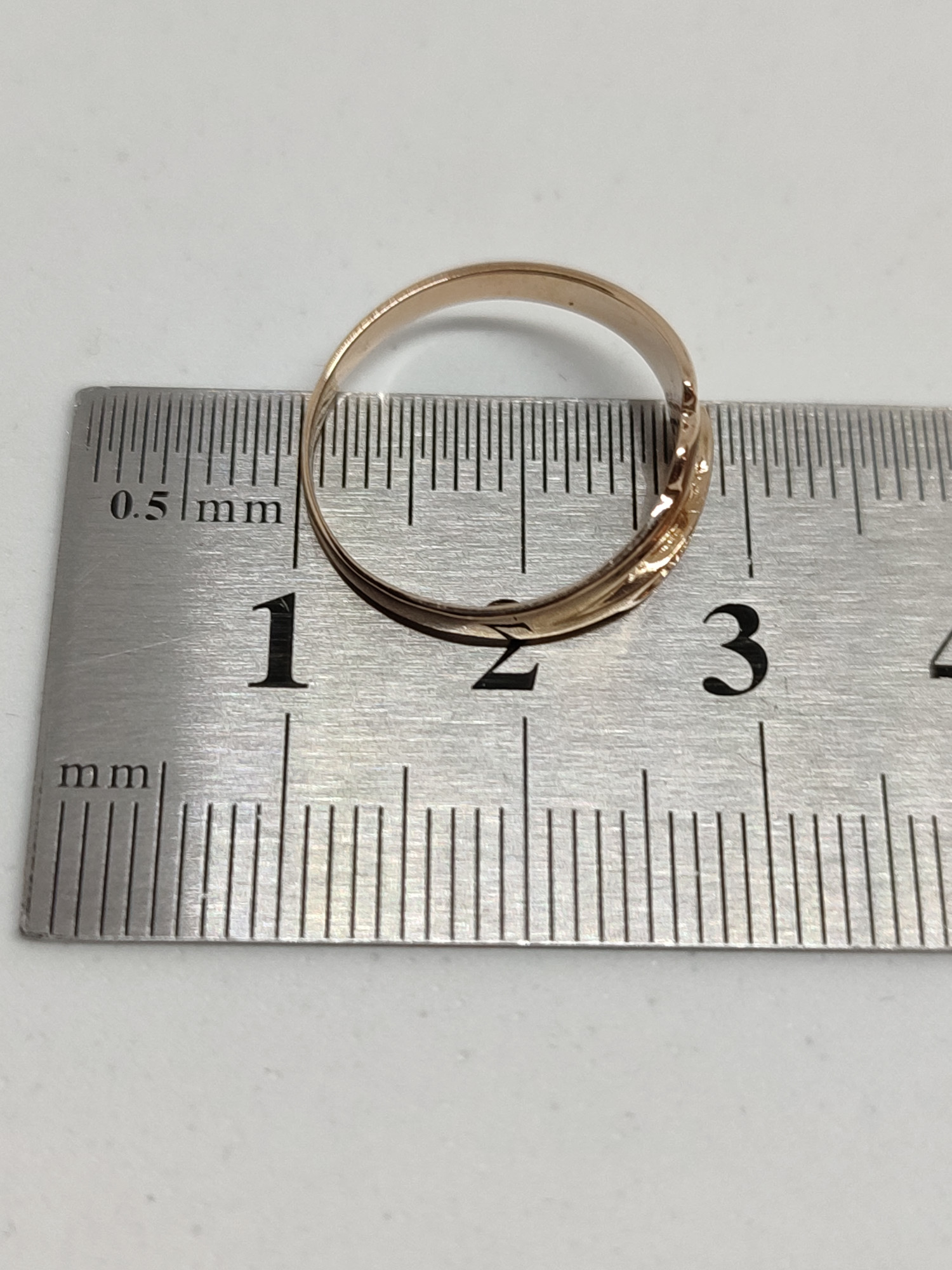 Кольцо из красного золота с бриллиантом (-ми) (30532927)  4