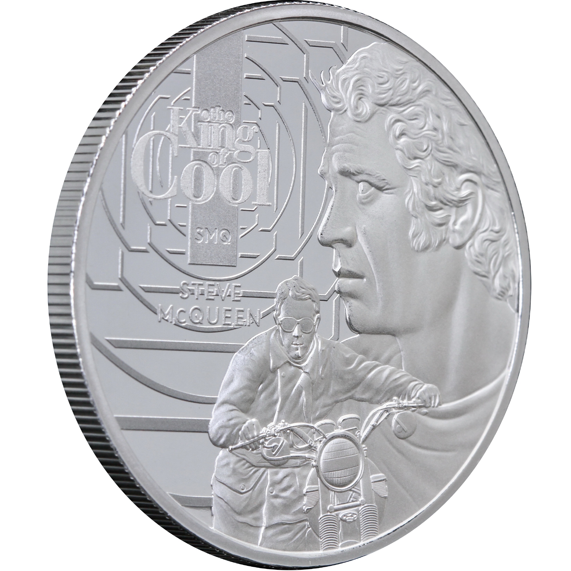 Серебряная монета 1oz Стив МакКуин: Король Крутизны 5 долларов 2021 Самоа (29128305) 5
