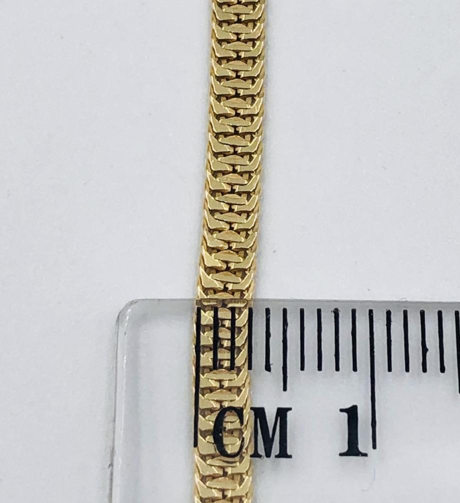 Ланцюжок з жовтого золота з плетінням Фантазійне (33148411) 2