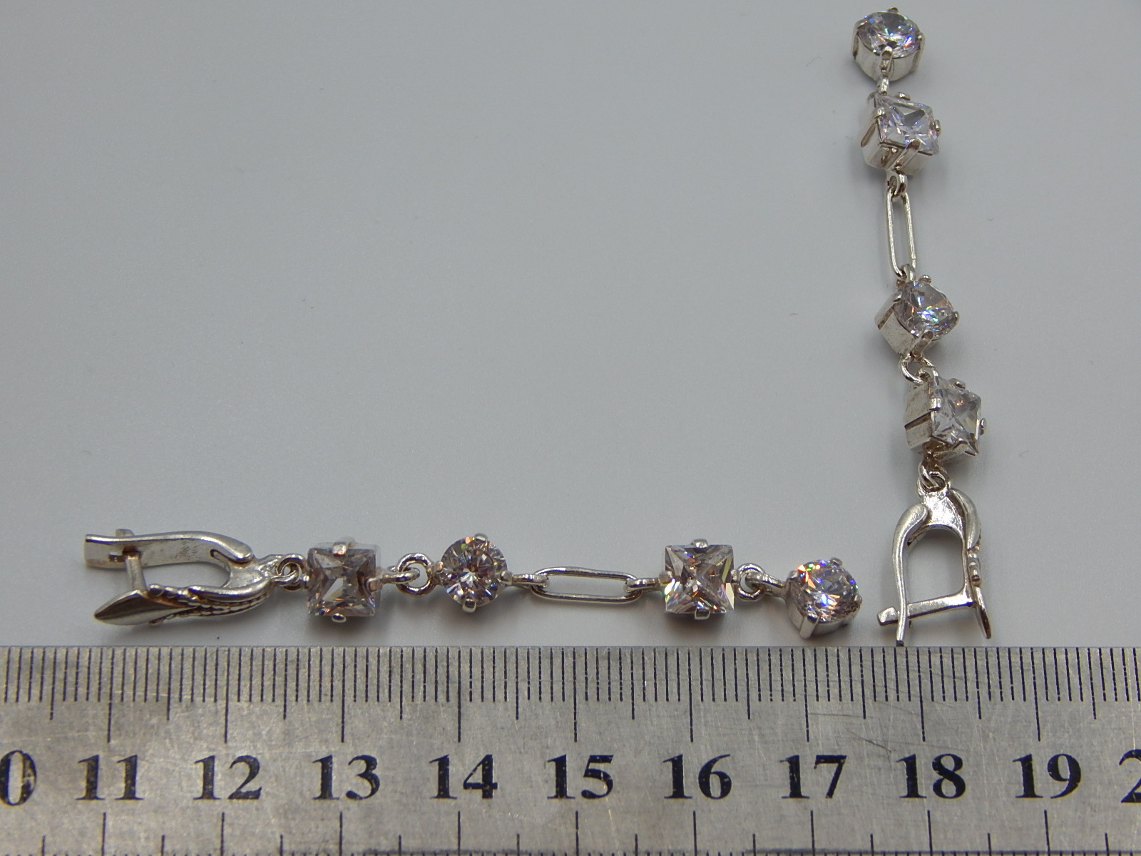 Срібні сережки з цирконієм (32899699) 4
