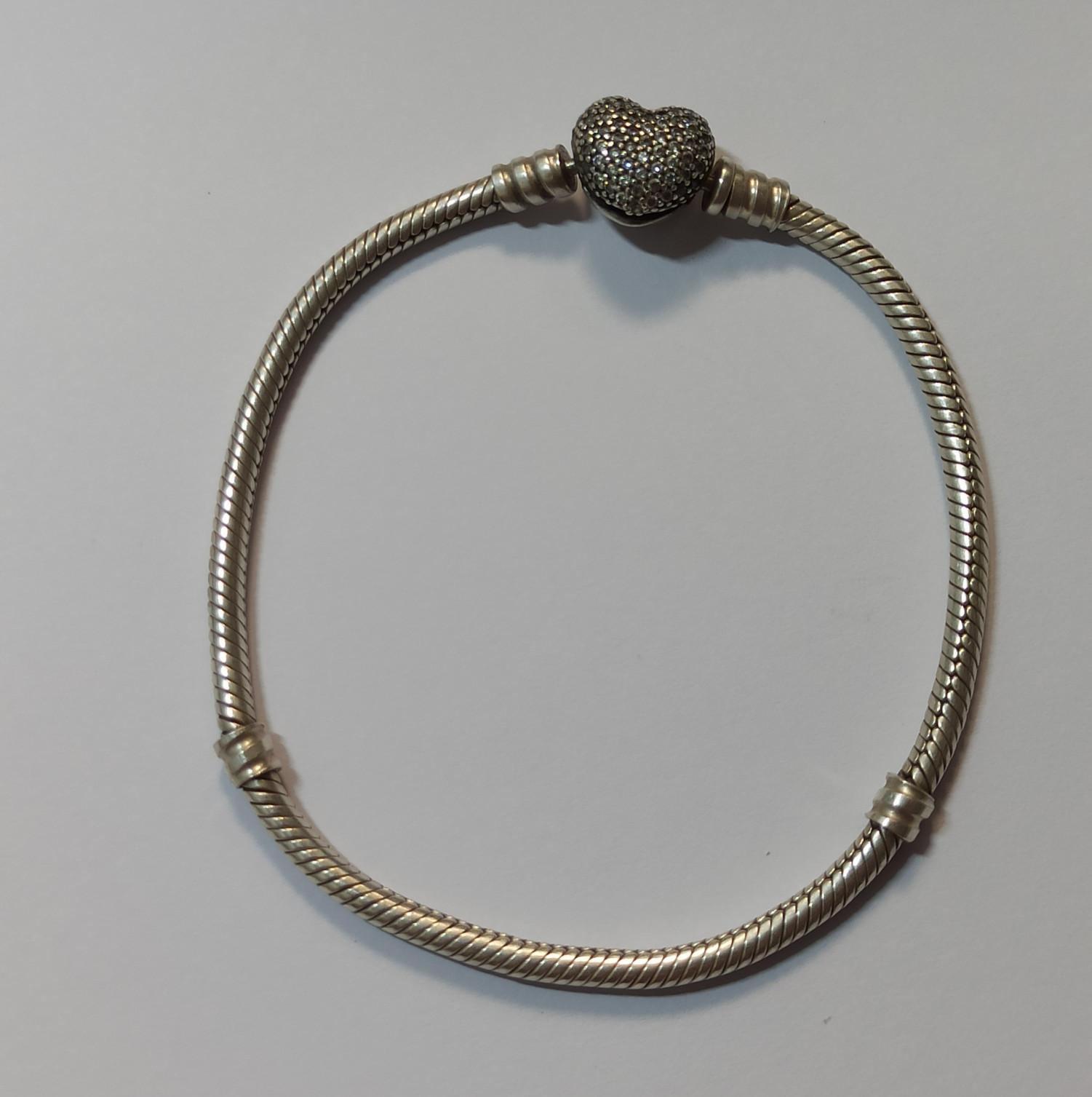 Срібний браслет із цирконієм (33768714) 1