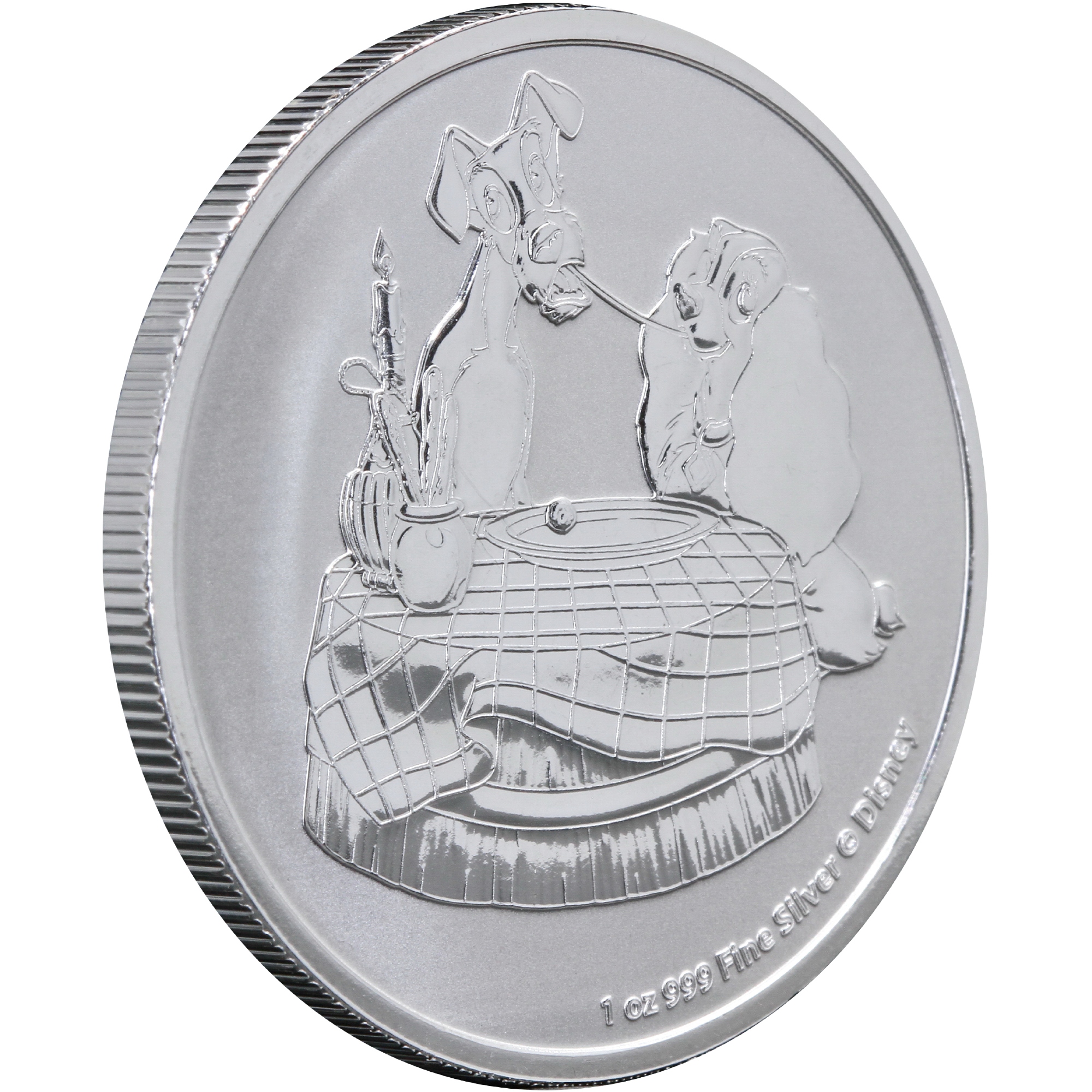 Серебряная монета 1oz Леди и Бродяга 2 доллара 2022 Ниуэ (29128444) 2