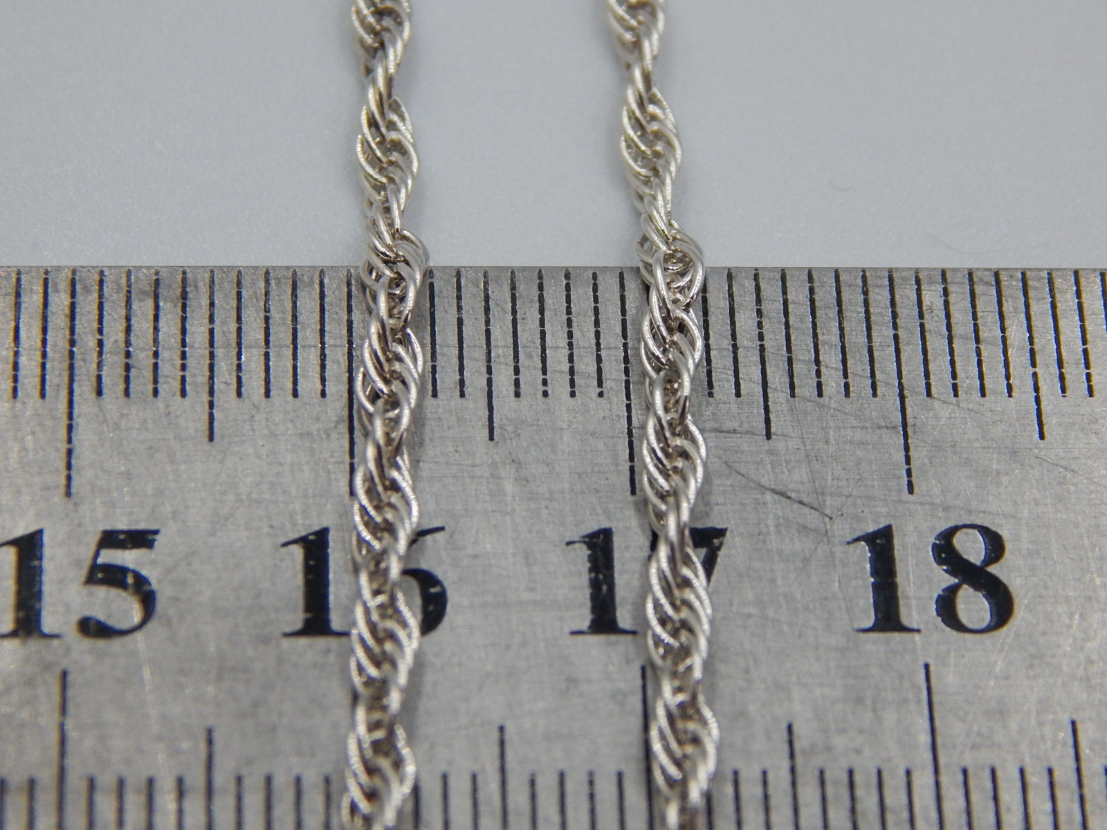 Серебряная цепь с плетением Кордовое (30590046) 2