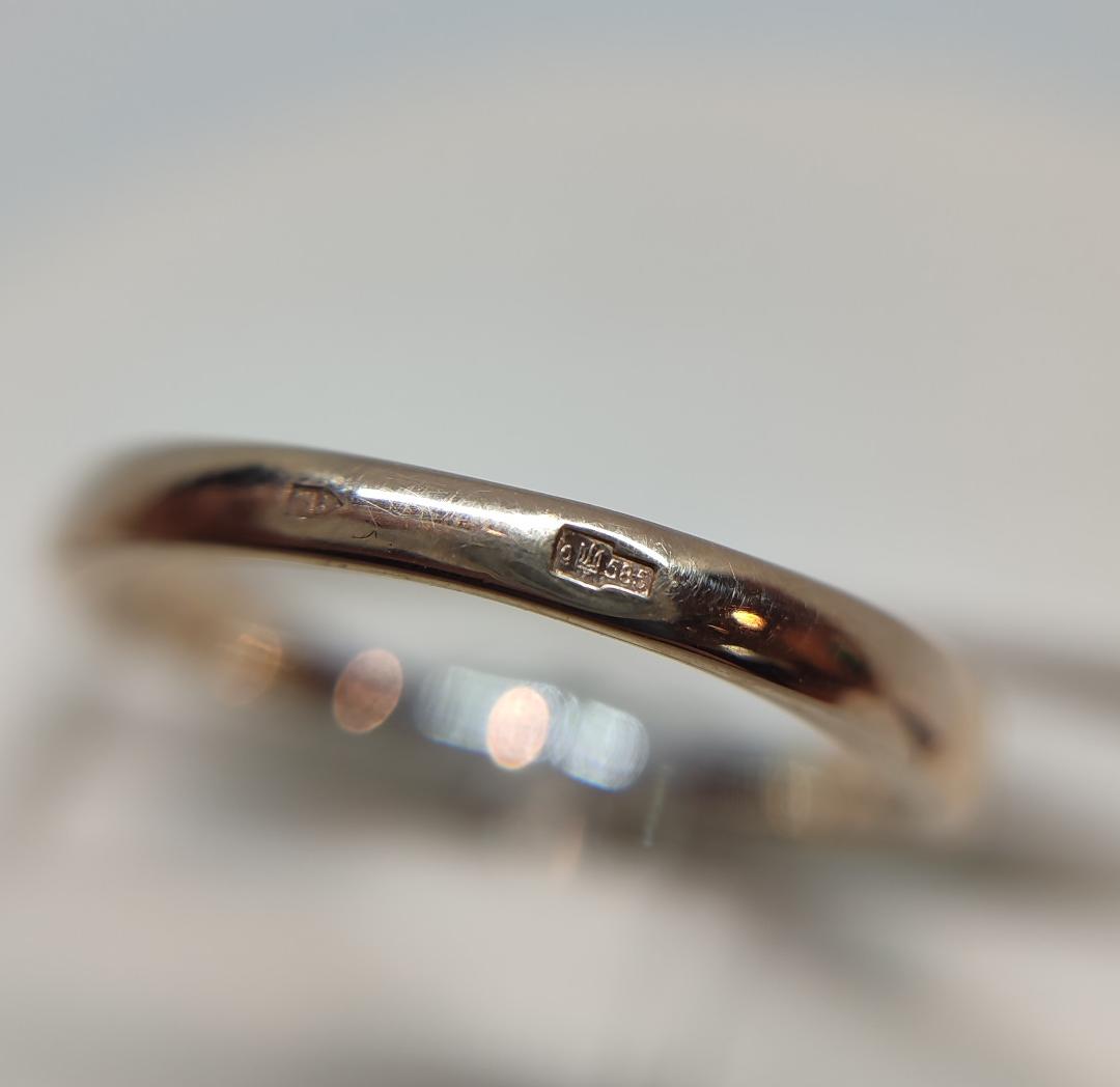 Кольцо из красного золота с бриллиантом (-ми) (27416618)  2