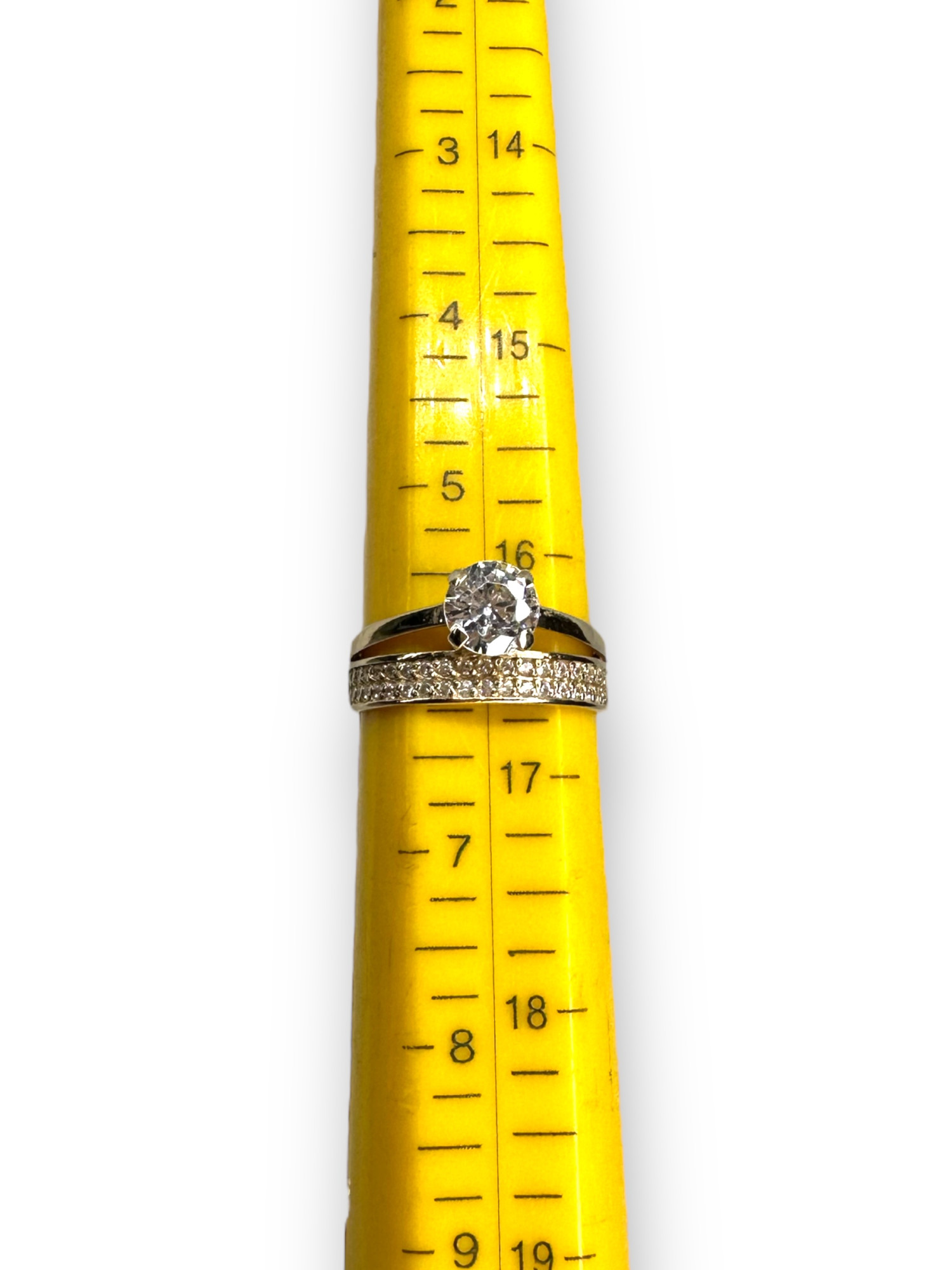 Кольцо из красного золота с цирконием (31305667) 3