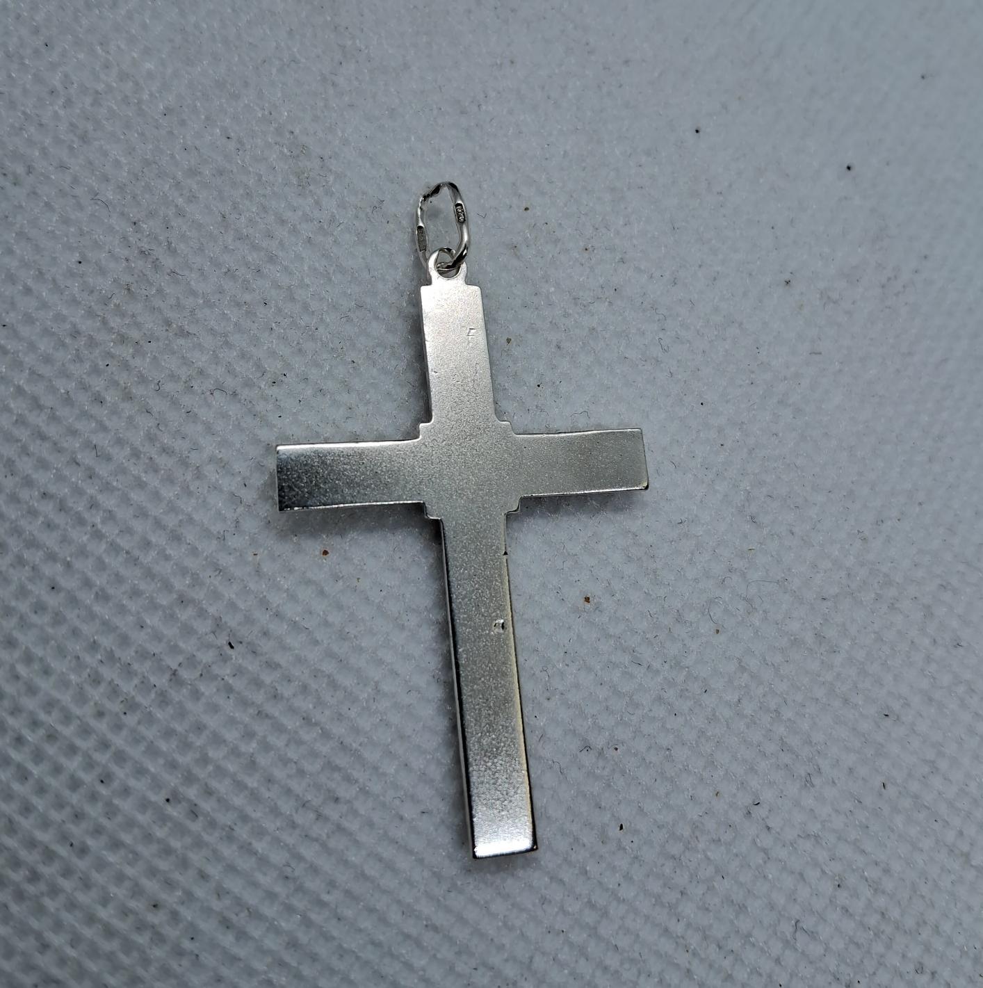 Срібний підвіс-хрест (32488526) 1