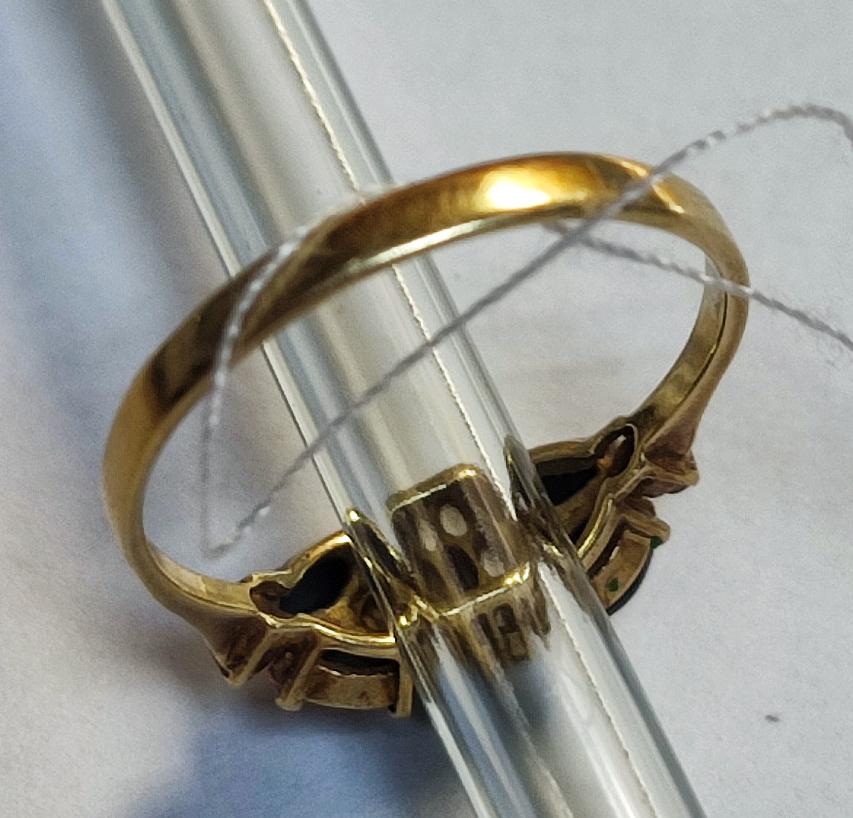 Кольцо из красного золота с цирконием (33734880)  1