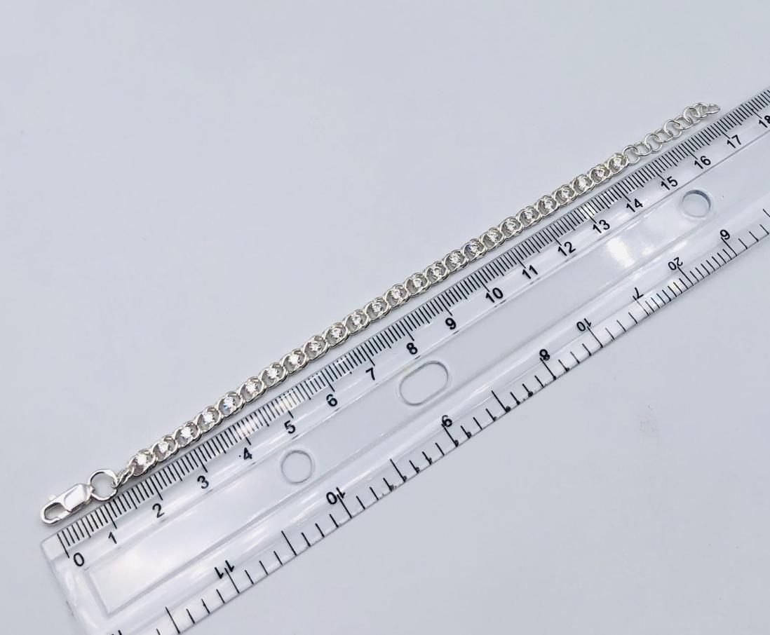 Срібний браслет із цирконієм (33720423) 2