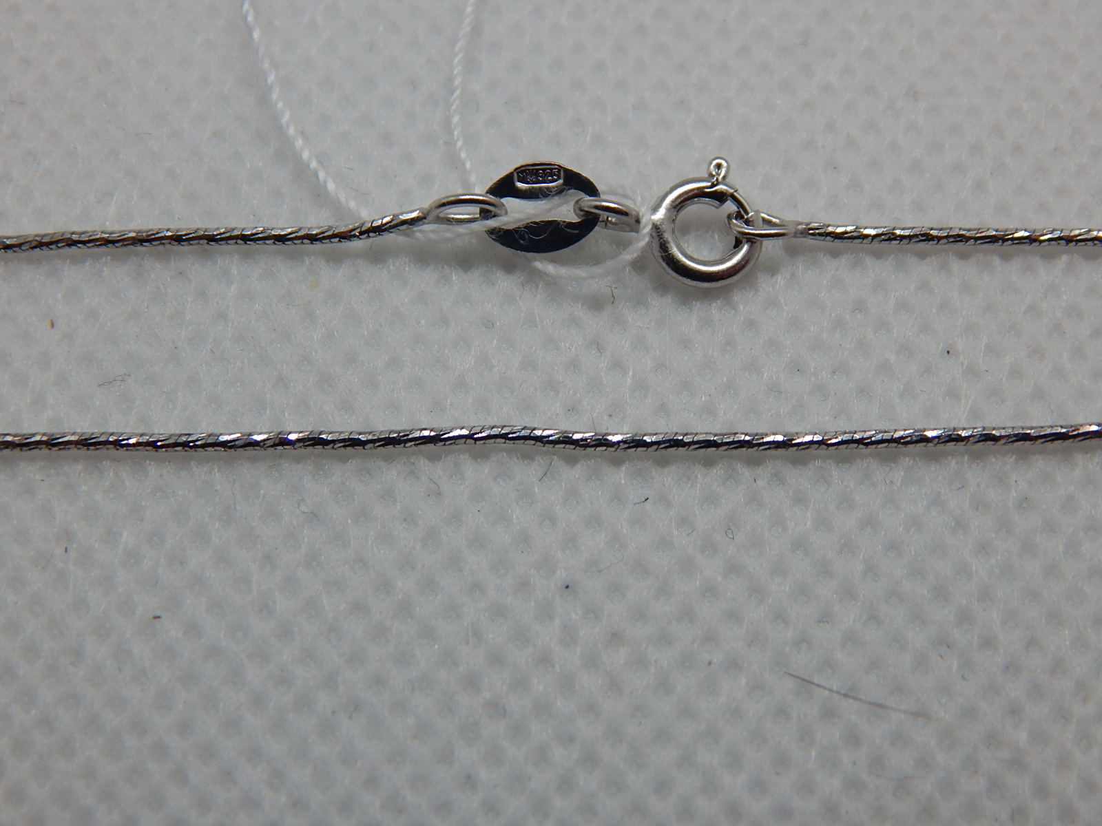 Серебряная цепь с плетением Снейк (30461081) 0