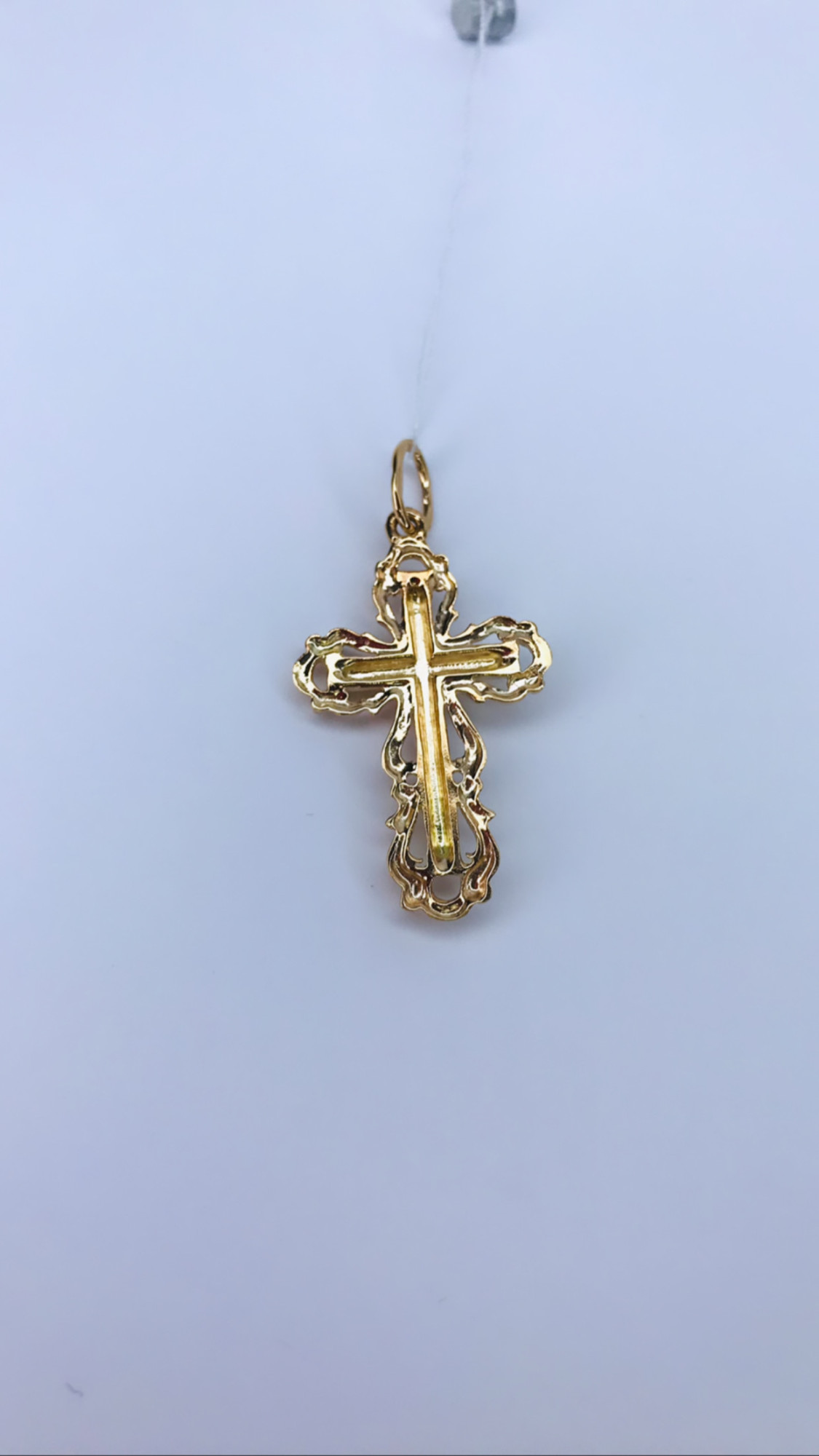 Підвіс-хрест з червоного золота (31532497) 1