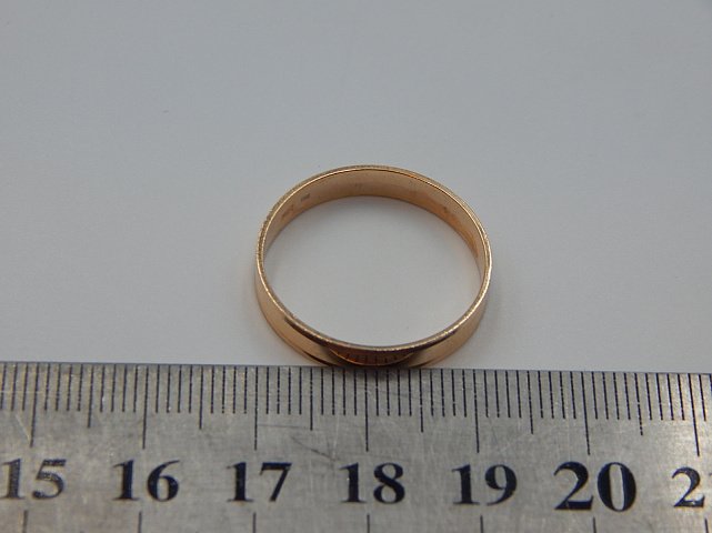 Обручальное кольцо из красного золота (32295034) 6