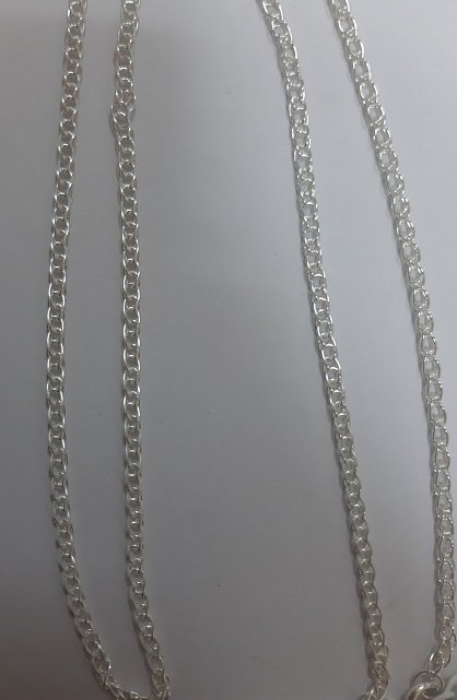 Серебряная цепь с плетением Фантазийное (31016352) 2