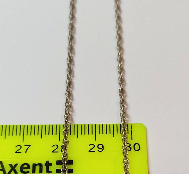 Серебряная цепь с плетением Кордовое (33500841) 2
