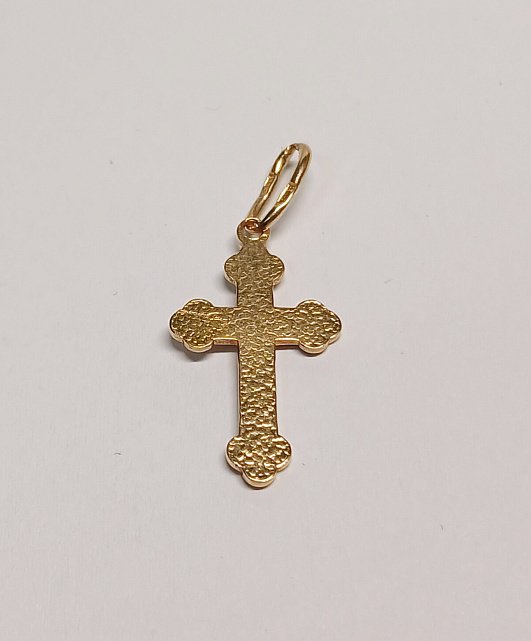 Підвіс-хрест з червоного золота (33820766) 1