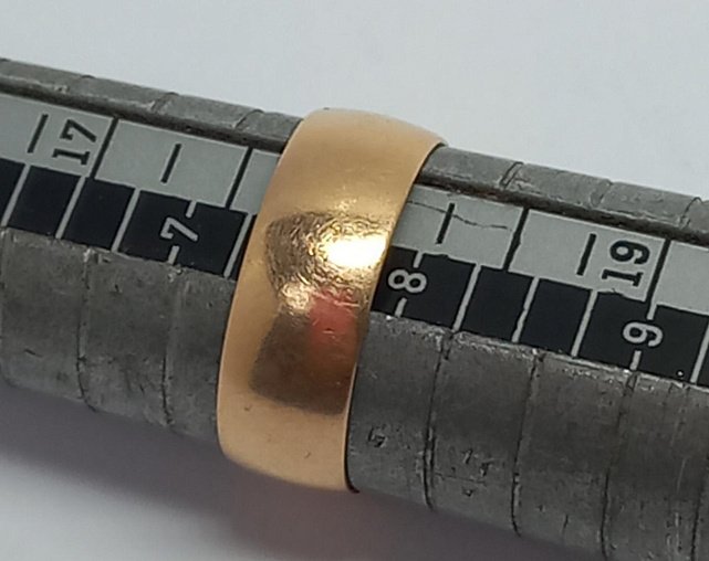 Обручальное кольцо из красного золота (33696158) 2