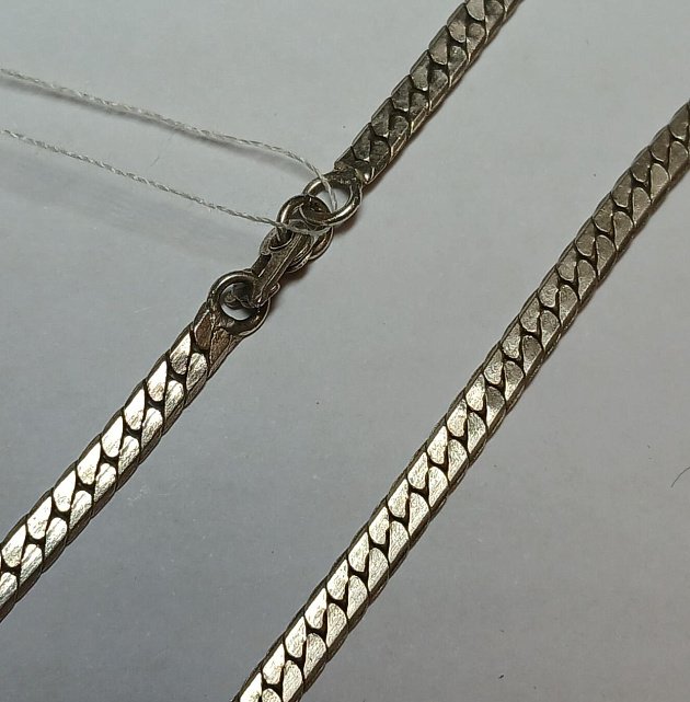Срібний ланцюг з плетінням Фантазійне (33671828) 0