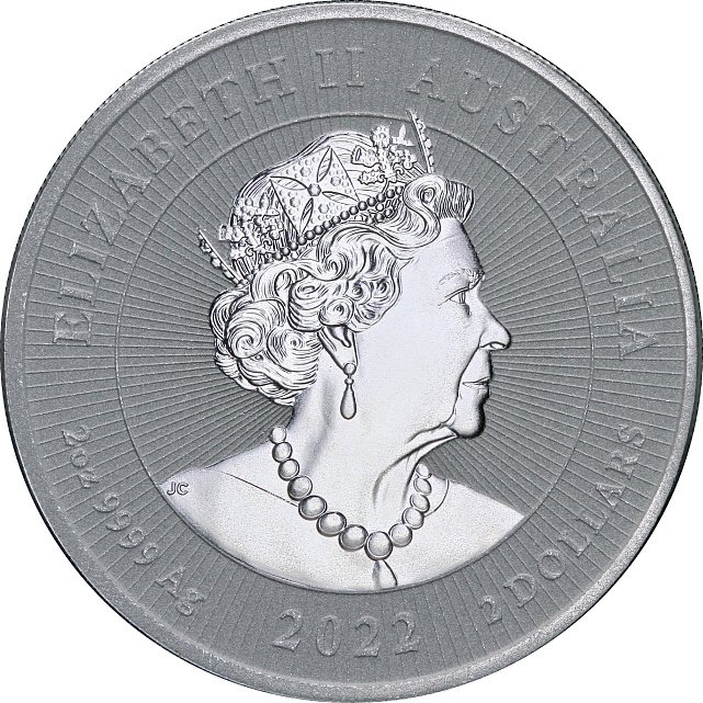 Серебряная монета 2oz Динго Следующее Поколение 2 доллара 2022 Австралия (29244017) 5