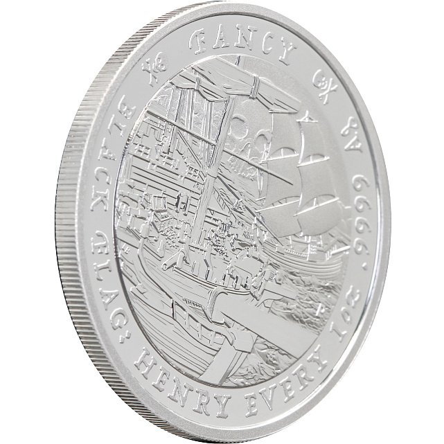 Срібна монета 1oz Піратський Корабель «Фантазія» 1 долар 2023 Тувалу (33272235) 4